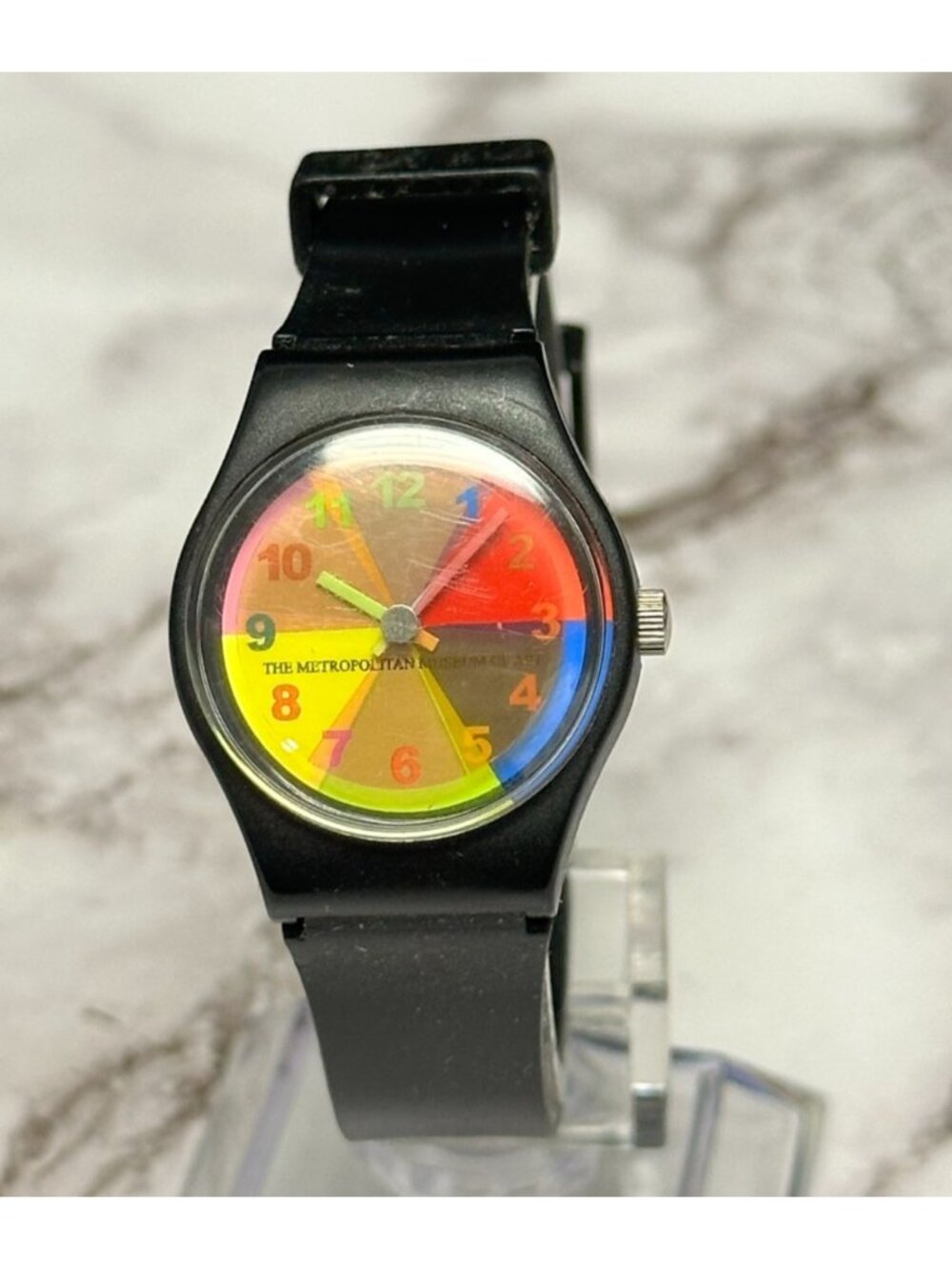The Metropolitan Museum Of Art Womens Watch 24MM Black Color Wheel New Battery